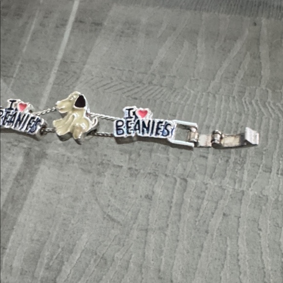 1990s Vintage “I 🩷 BEANIES” Kids Bracelet - Picture 5 of 6